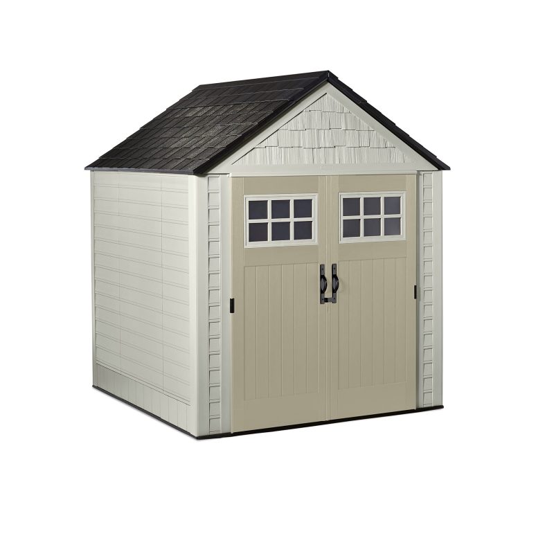 Rubbermaid 7x7 ft Durable Weather Resistant Resin Outdoor Storage Shed