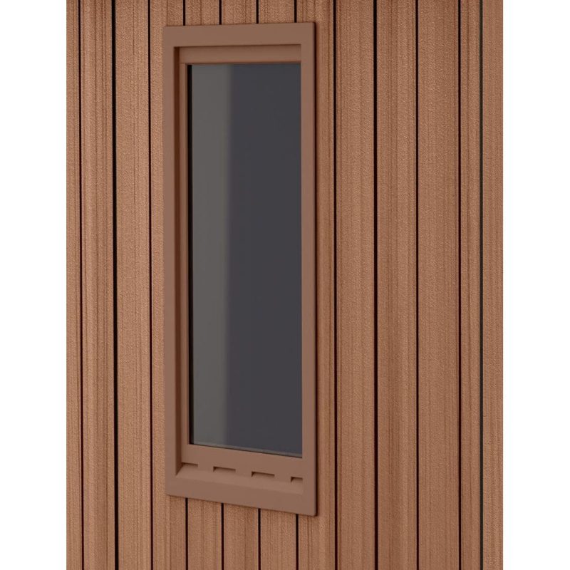 Keter 4×6 Darwin Heavy Duty Plastic Garden Shed – Brown - Image 6